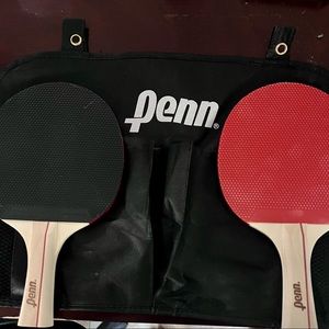 Penn ping pong paddles with cover
